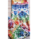 Fiesta Floral Capri Leggings – Bold Color, Breezy Comfort with Pockets